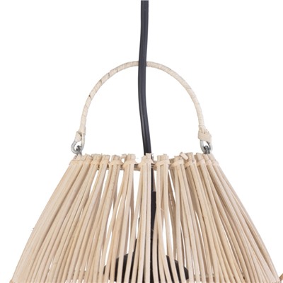 Светильник потолочный из ротанга «Альдо», 1×120 Вт, Е27, 23×23×30 см