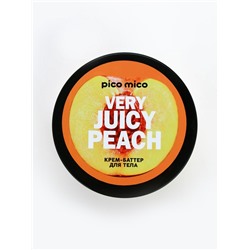 Крем-баттер для тела Very juicy peach, питание и увлажнение, с ароматом персика, 250 г, PICO MICO
