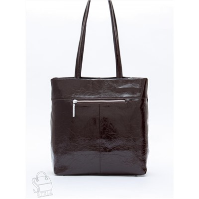 Сумка женская кожаная 0929CY coffee Polina&Eiterou