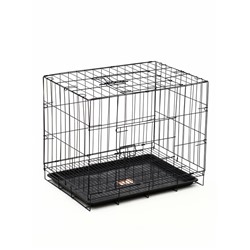Клетка для собак 61×42×50 см, чёрная