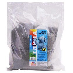 Глина для лепки порошкова, голубая 2 кг,