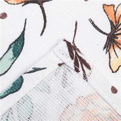 Фартук «Доляна» Oleander, белый, 60×70 см, 100% хлопок, рогожка 164 г/м²