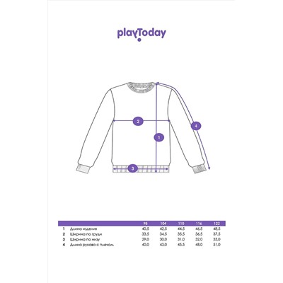Свитшот PLAYTODAY, 1051000