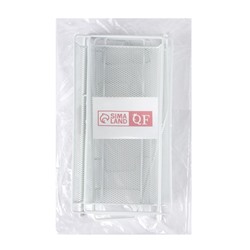 Органайзер для хранения, двухуровневый, 31×32×16.5 см, белый