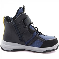 T208-3B син Ботинки деми для мальчиков (32-37)/8