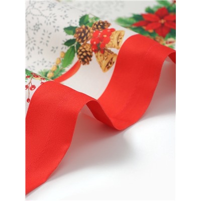 Дорожка на стол «Этель» Рождественский балл 30×70 ±3 см, 100% хлопок, саржа 190 г/м²