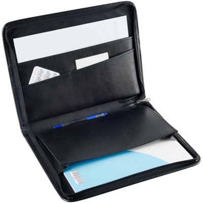 Папка кож/зам на молнии "Bergamo" тиснение крокодил ПА_КЗ_664