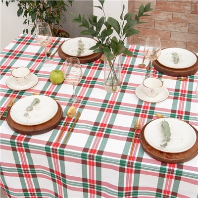 Скатерть «Этель» Holiday decoration, 149×180 см, хлопок 100%, репс 210 г/м²