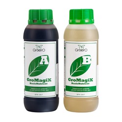 Удобрение для гидропоники "GroBro" GroMagiX A+B, 2х0,5л