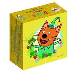 Кубики 4шт "Три кота. Друзья" (АО "СТС")