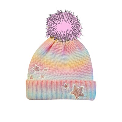 Шапка трикотажная для девочек