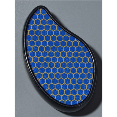 Стеклянная нано-пилка для пяток, 10.5×5.5×3.3 см, в картонной коробке, цвет чёрный