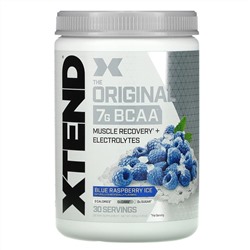 Xtend, The Original, 7 г аминокислот с разветвленной цепью (BCAA), со вкусом голубой малины, 420 г (14,8 унции)
