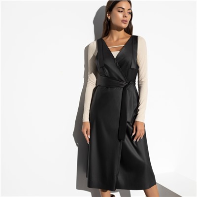 Сарафан из экокожи, Мисс Исключительность (с поясом)