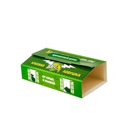 Клеевая ловушка SAFEX ДОМИК от КРЫС и МЫШЕЙ 1 шт. ЧЕРНЫЙ ЦВЕТ