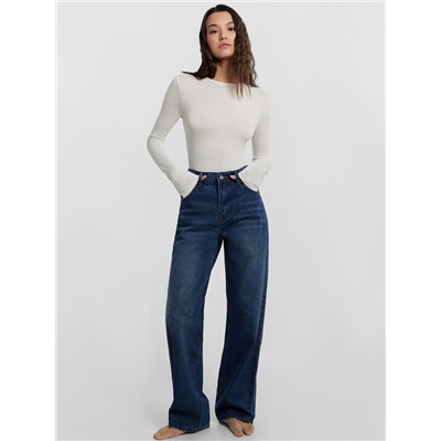 БРЮКИ ЖЕНСКИЕ ДЖИНСОВЫЕ 2025-1DTW501-2