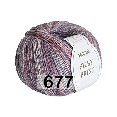 Пряжа Сеам Silky print