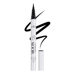 Подводка-фломастер для глаз черная MOON FOR NIGHT, фетровый стержень, черный
