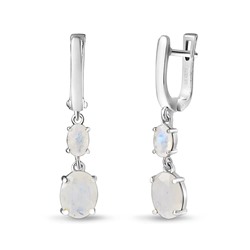 Серьги, лунный камень, Вивьен