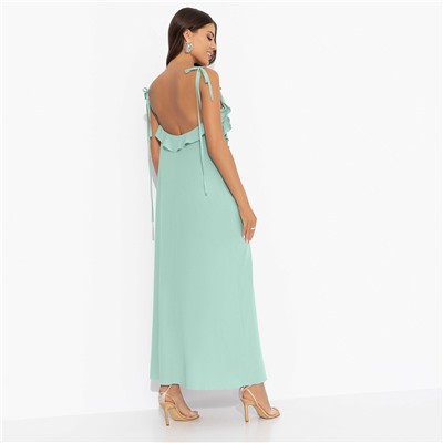 Платье с разрезом, Хорошо быть мной (мята)