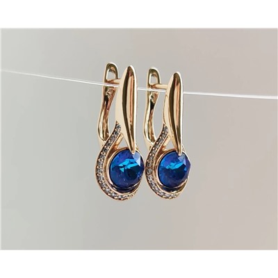 Серьги с кристаллами Swarovski