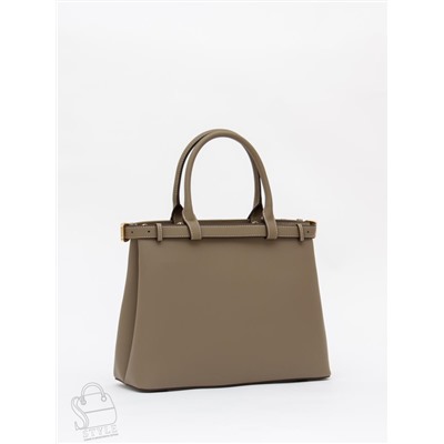 Сумка женская кожаная 3167PE gray  Polina&Eiterou
