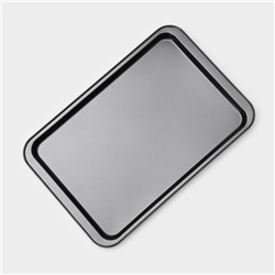 Противень Доляна «Жаклин. Прямоугольник», 47.5×31.5×2.5 см, антипригарное покрытие, чёрный