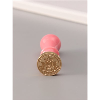 Подарочный набор для сургучной печати «Лотос», печать, ручка, сургуч, 12.5×10×3.6 см