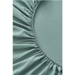 КПБ полукомплект простыня на резинке Борт 25 + 2 наволочки 70*70 изумруд НАТАЛИ, 1025872