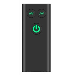 Черный вибромассажер простаты и промежности Nexus Ride - 14 см.