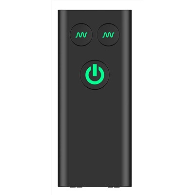 Черный вибромассажер простаты и промежности Nexus Ride - 14 см.