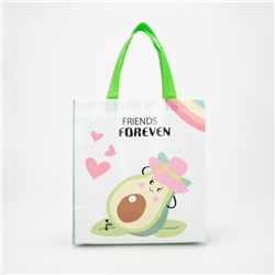 Сумка хозяйственная без застёжки, 27×12×29 см, с принтом, МИКС