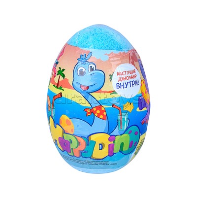 Детское бурлящее яйцо с растущим динозавром Happy dino 130 г.