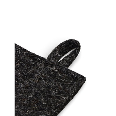 Набор для бани, 2 предмета, однотонные: шапка, рукавица, МИКС