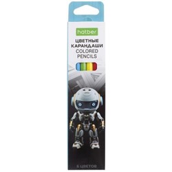 Карандаши  6цв "Робо" ECO (084394) Хатбер