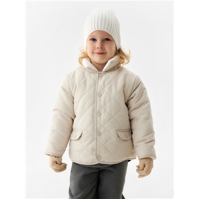 Шапка детская, цвет молочный, размер 52-54