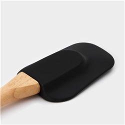 Лопатка Доляна «Макота», 26.5×6.5 см, цвет бежевый/черный