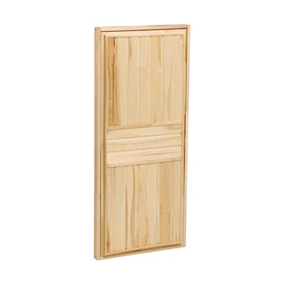 Дверь для бани и сауны «Эконом», размер коробки 160×70 см, липа, «Добропаровъ»