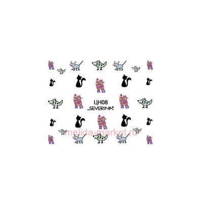 Severina Наклейки "Фэнтази Арт" водные № 08