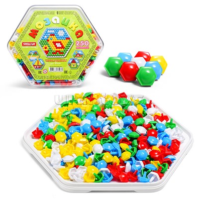 Мозаика шестигранник (d.13мм/250шт)