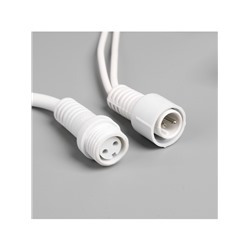 УЦЕНКА Гирлянда «Бахрома» 3×0.9 м, IP65, УМС, белая нить каучук, 144 LED, свечение мульти, 220 В