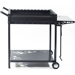 Мангал «Майский», 102×48×84 см, с полочкой
