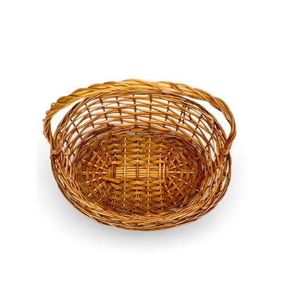 Корзина плетёная для хранения Garden, ива, овальная, цвет натуральный, набор 3 шт.