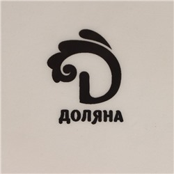 Блюдо сервировочное Доляна «Зайка», 30×16.5×10 см, розовый