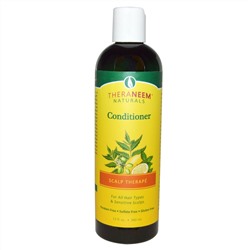 Organix South, TheraNeem Organix, кондиционер для кожи головы, Neem, лимон и мята 12 жидких унции (360 мл)
