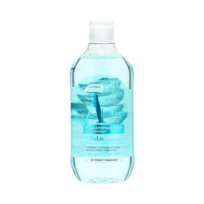Вода гиалуроновая мицеллярная Adaly, с алоэ вера, 500 мл
