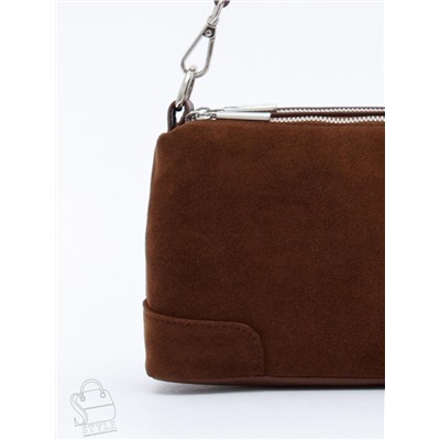 Сумка женская кожаная 5555PEF cocoa Polina&Eiterou