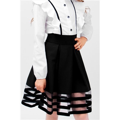 Юбка для девочки с бархатной отделкой SP0109 НАТАЛИ, 907912