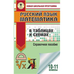 АСТ И. В. Текучева, Л. И. Слонимский, И. С. Слонимская "ЕГЭ. Русский язык. Математика в таблицах и схемах для подготовки к ЕГЭ"