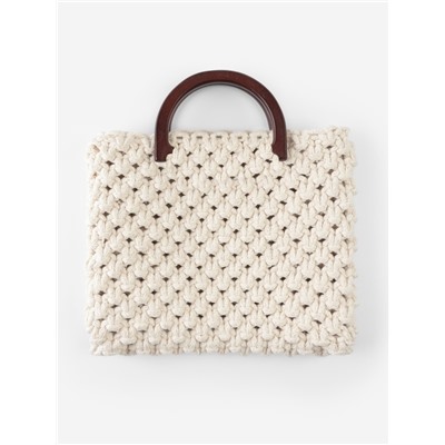 Ручки для сумки деревянные, 12×8.5 см, 2 шт., тёмно-коричневые